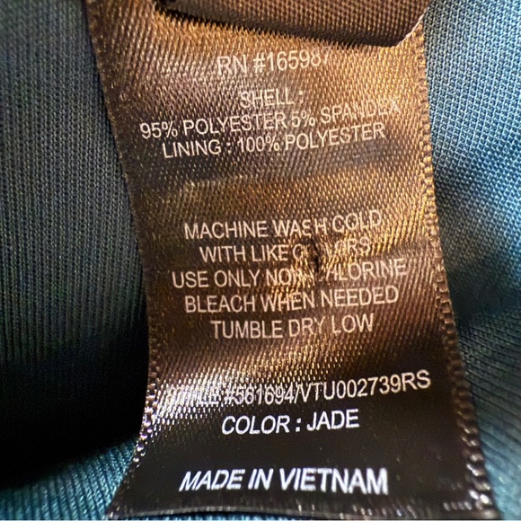 Alexa B Nites Elegant Teal Evening Gown - Picture 6 of 10